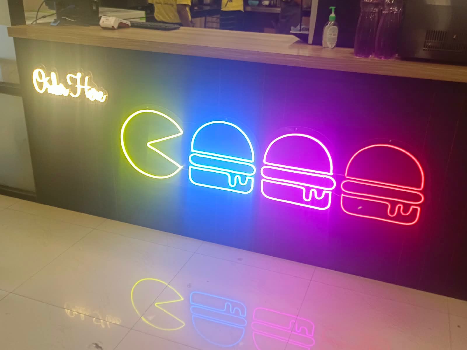 Illuminated neon-style sign — Neon Signage project 3